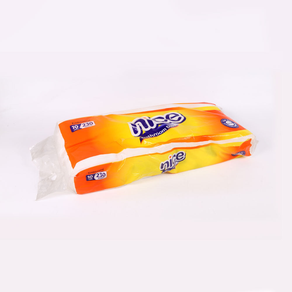 NICE BATHROOM TISSUE 10 ROLLS PACK