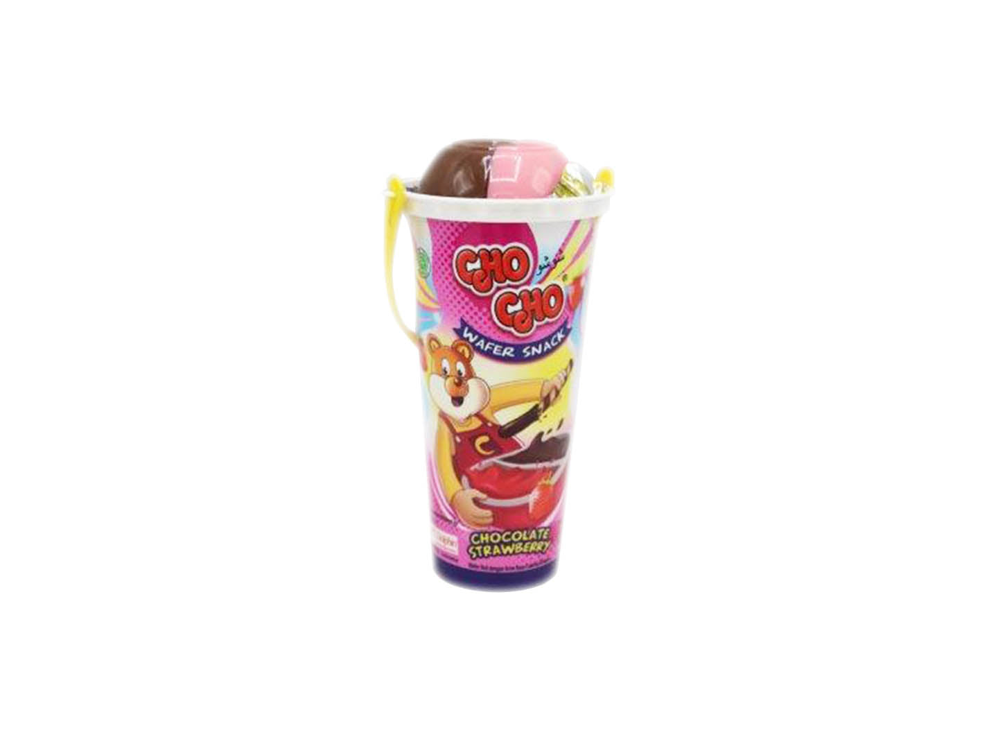 CHO CHO CHOCOLATE WAFER SNACK STRAWBERRY CUP 40 GM