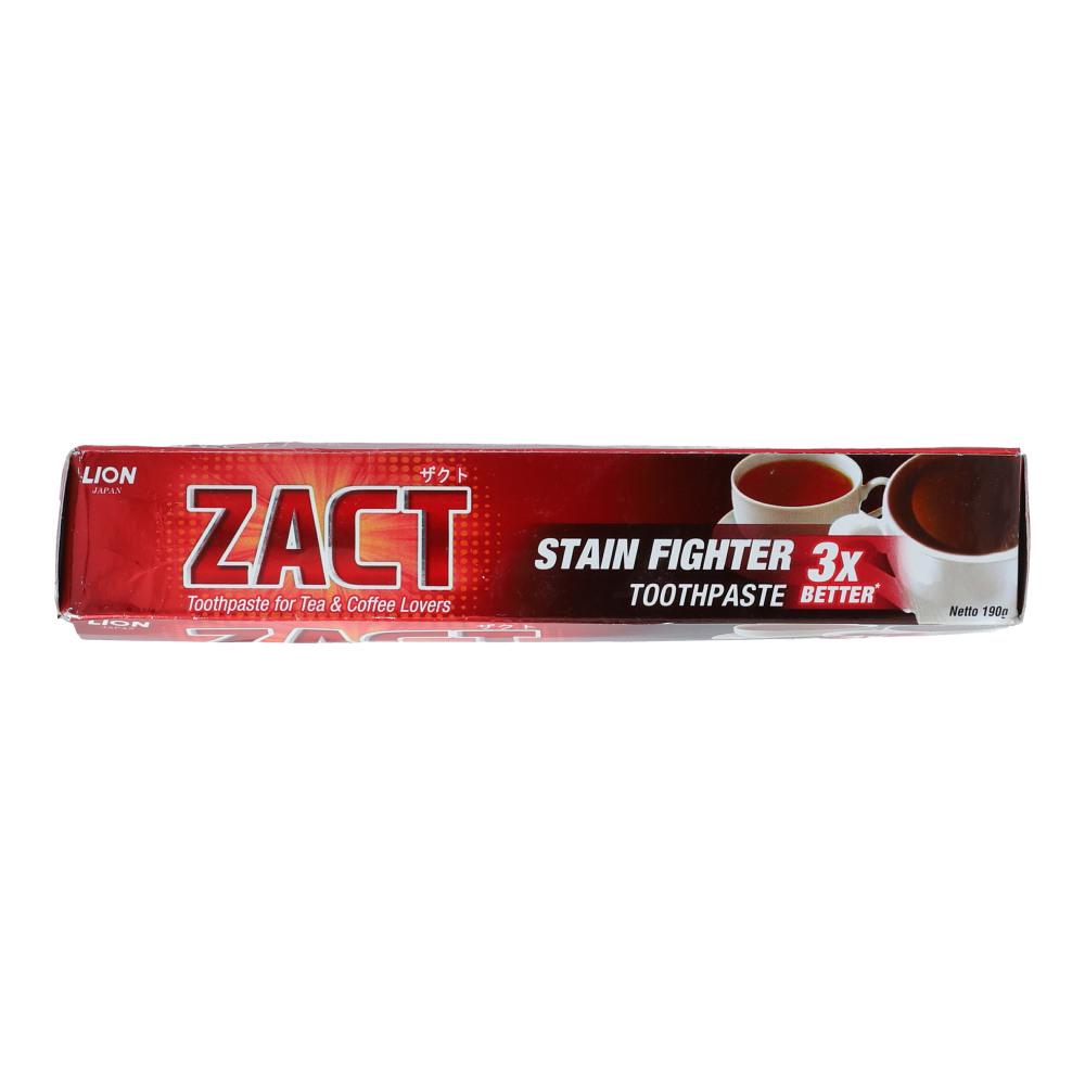 ZACT TOOTH PASTE STAIN FIGHTER WITH TEA AND COFFEE 190 GM