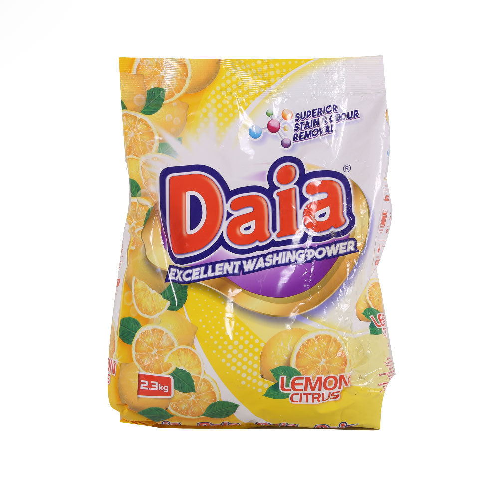 DAIA WASHING POWDER LEMON CITRUS 2.3 KG