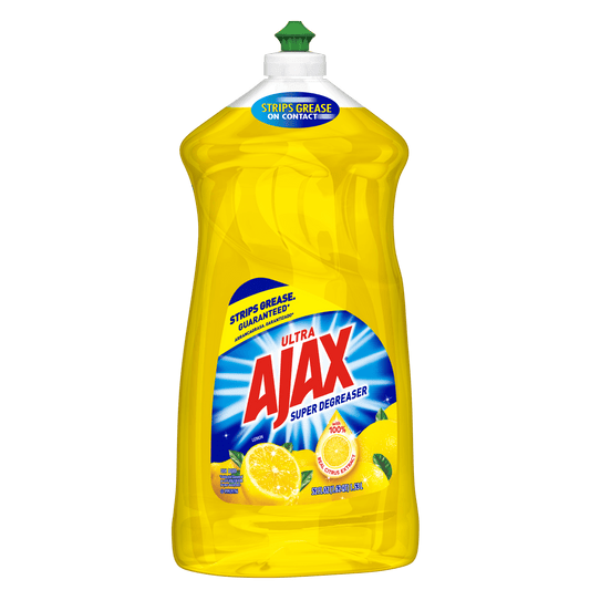 AJAX Liquid Dish Soap, Lemon Scent, 52 Fluid Ounce