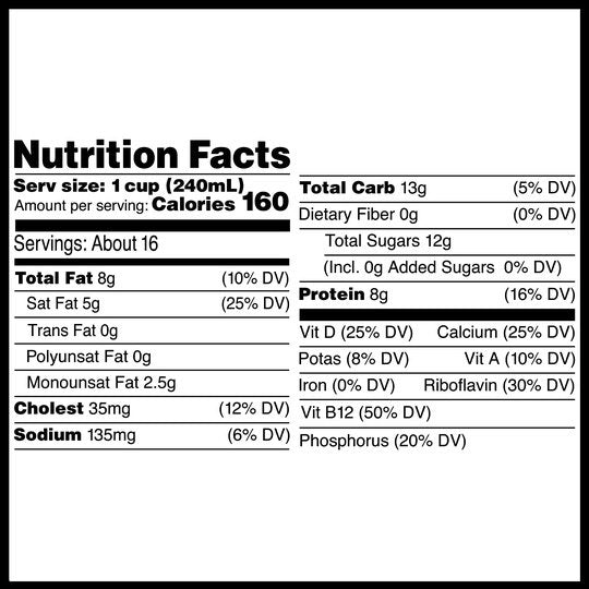 Horizon Organic Whole High Vitamin D Milk, 1 Gallon