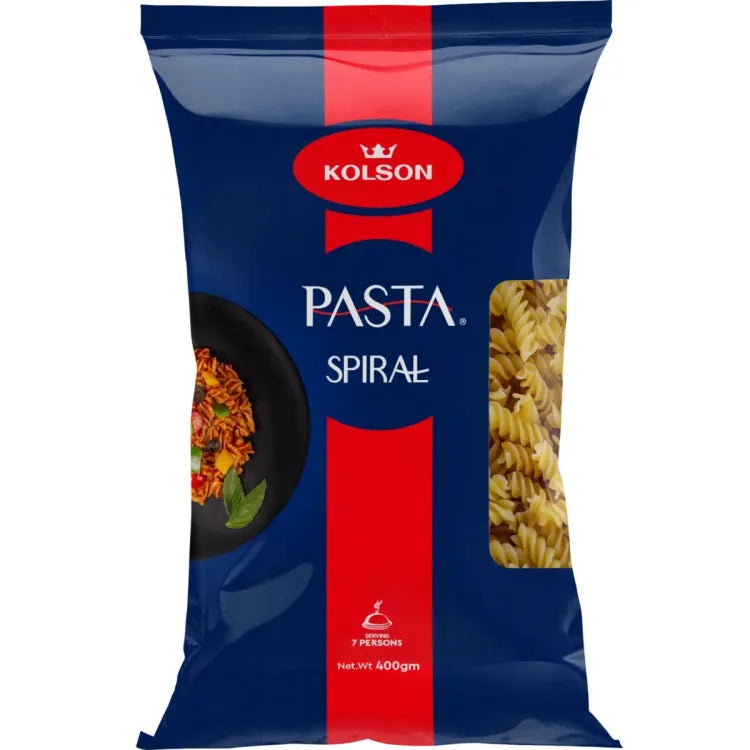 KOLSON MACARONI SPIRAL 400 GM