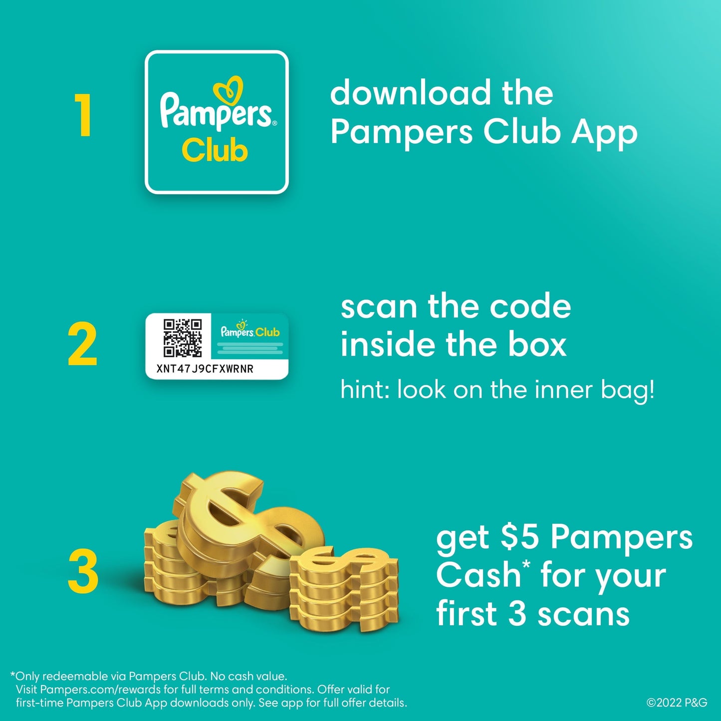 Pampers Baby Dry Diapers Size 7, 54 Count