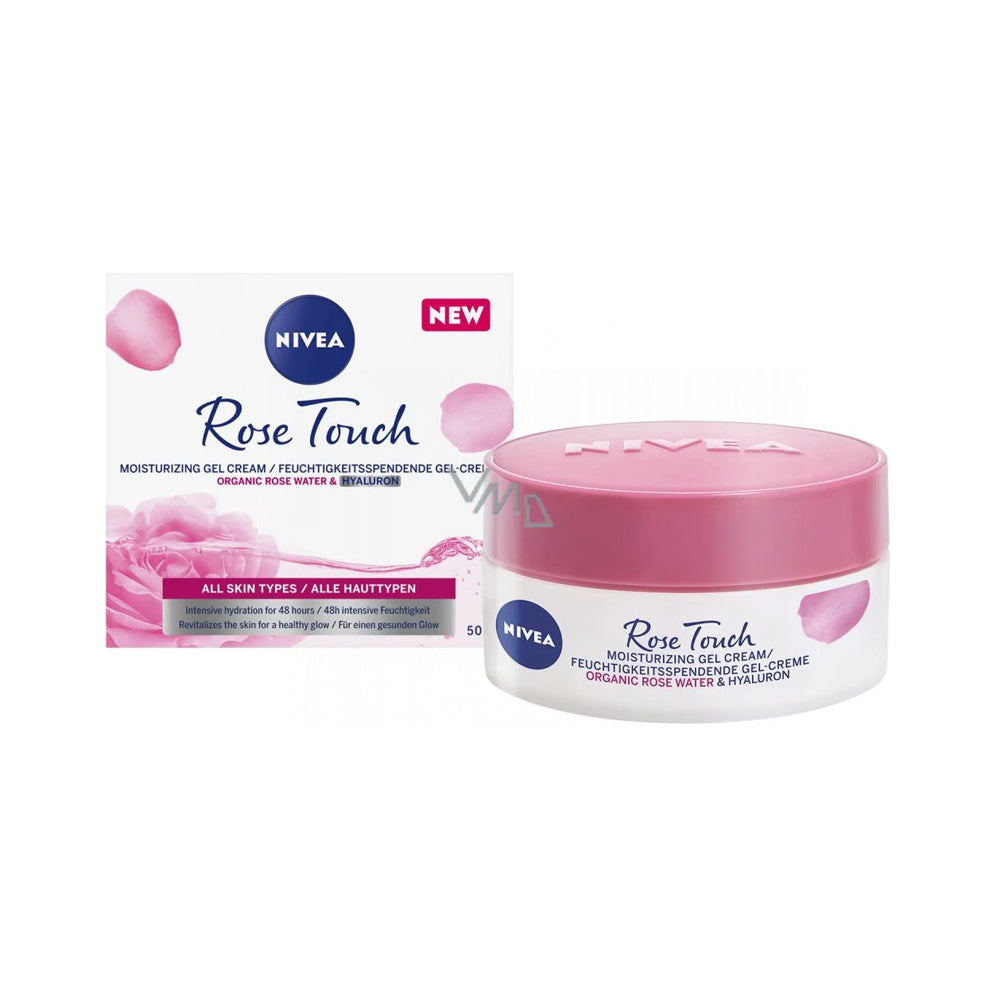 NIVEA ROSE TOUCH MOISTURIZING GEL CREAM 50ML