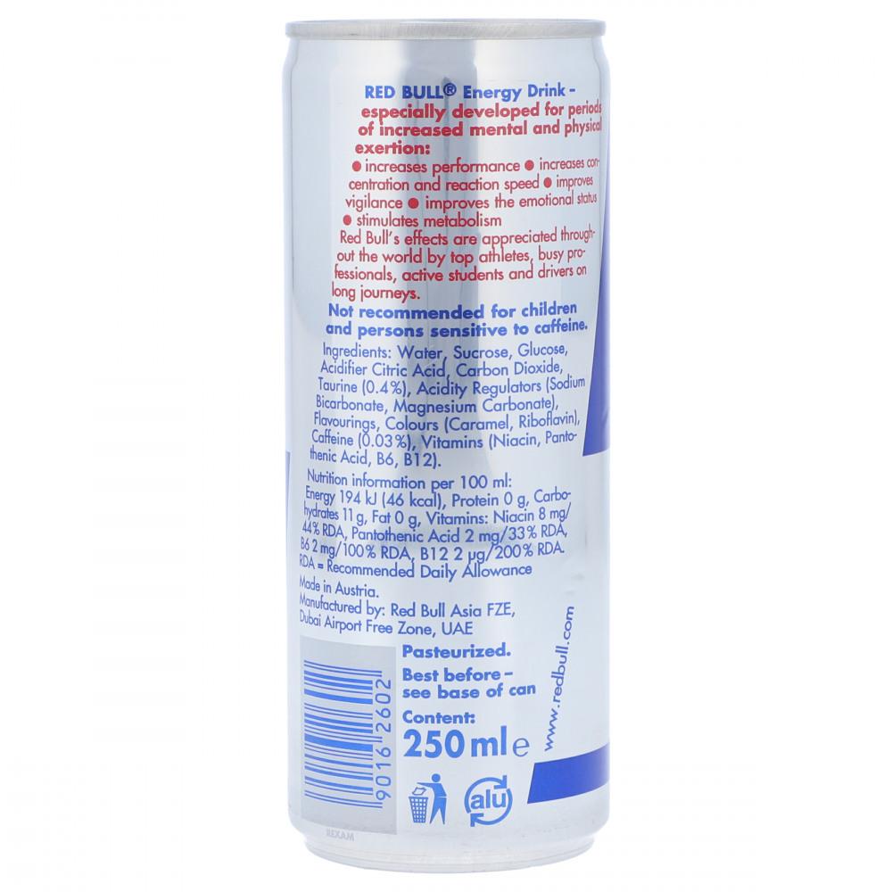 RED BULL STIMULANT DRINK, 250 ML