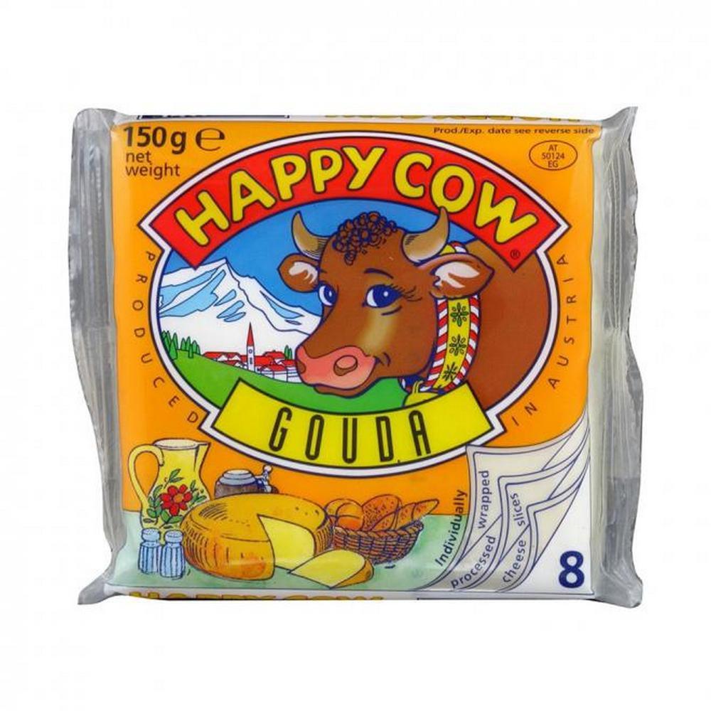 HAPPY COW GOUDA CHEESE SLICE 150 GM