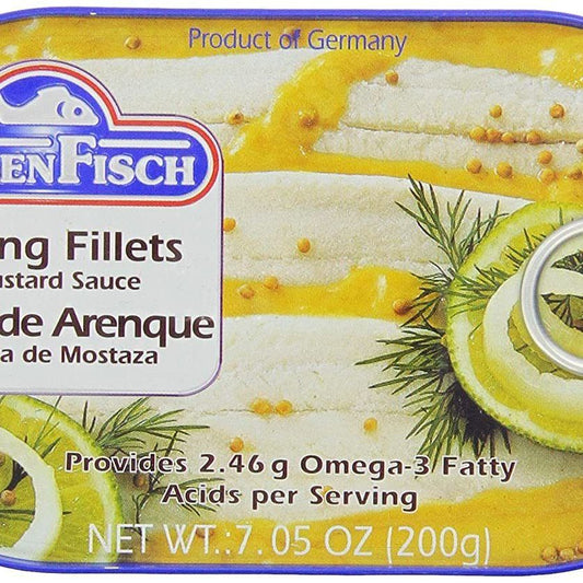 Rugen Herring in Mustard Sauce