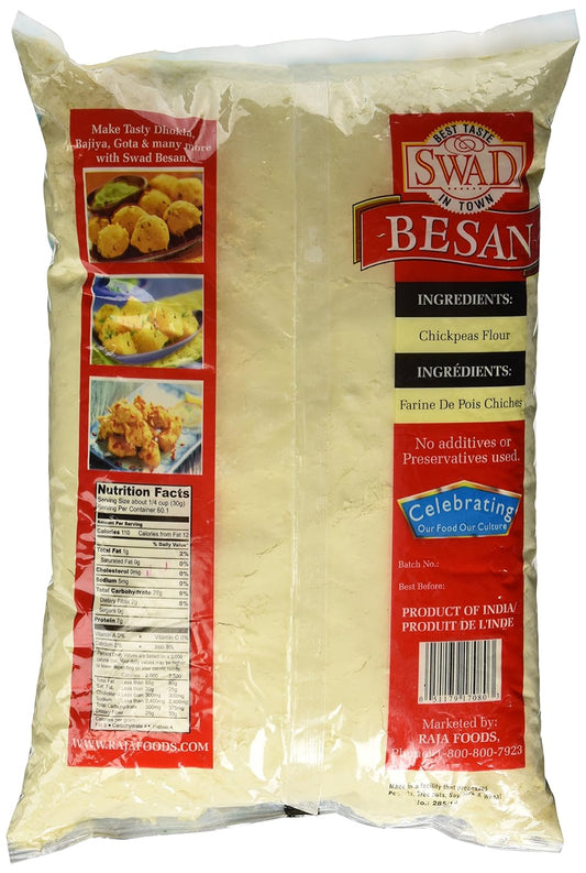 Swad Besan (Gram or Chick Pea Flour) - 4lb, Indian Groceries RAMADAN SPECIAL HOME DELIVERY