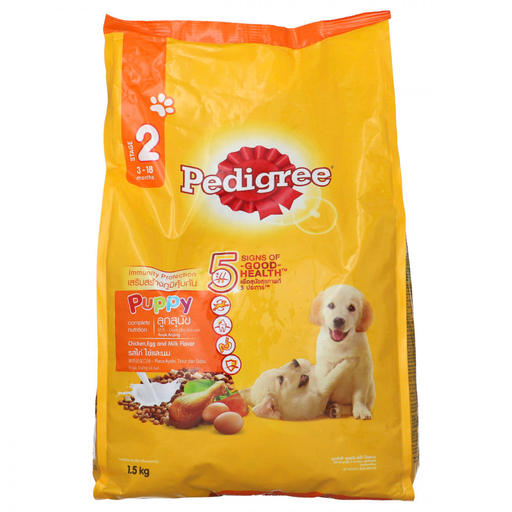 PEDIGREE DOG FOOD PUPPY CHICKEN EGG AND MILK 1.3 KG