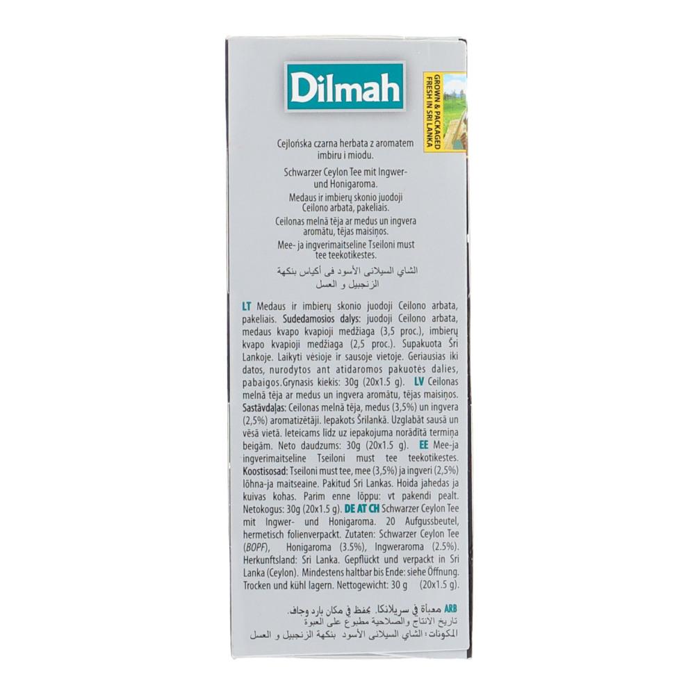 DILMAH FLAVOUR TEA BAG GINGER N HONEY 20S 30 GM