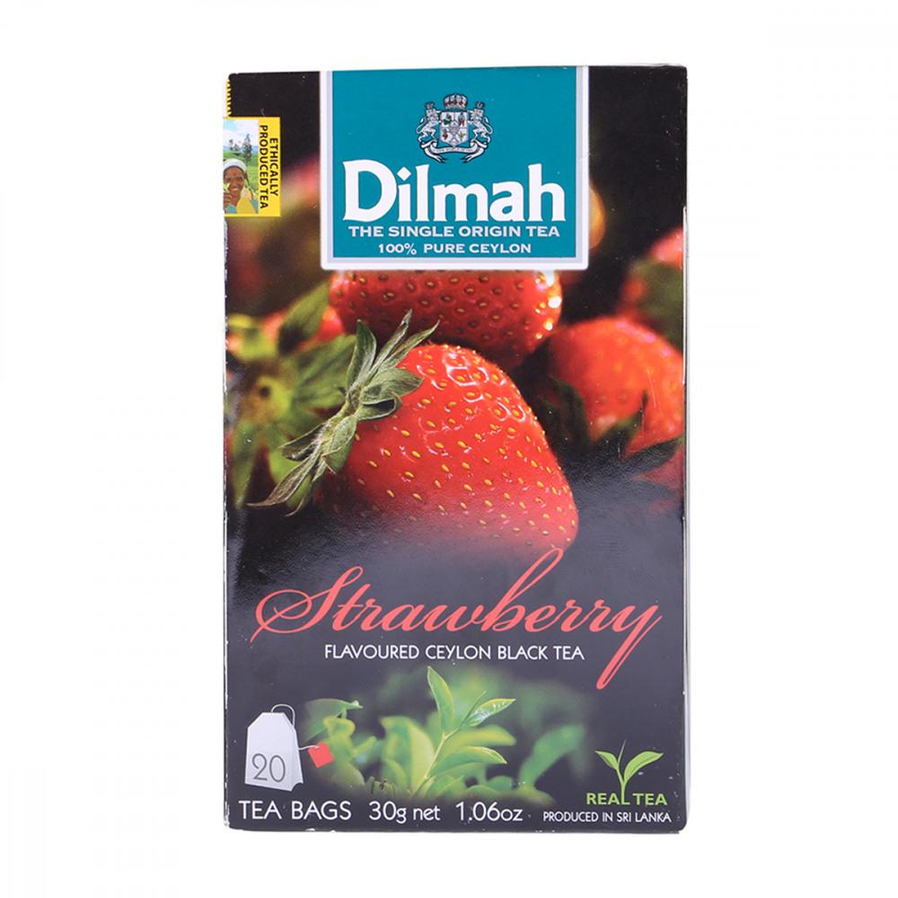 DILMAH CEYLON STRAWBERRY BLACK TEA BAG 20S 30GM