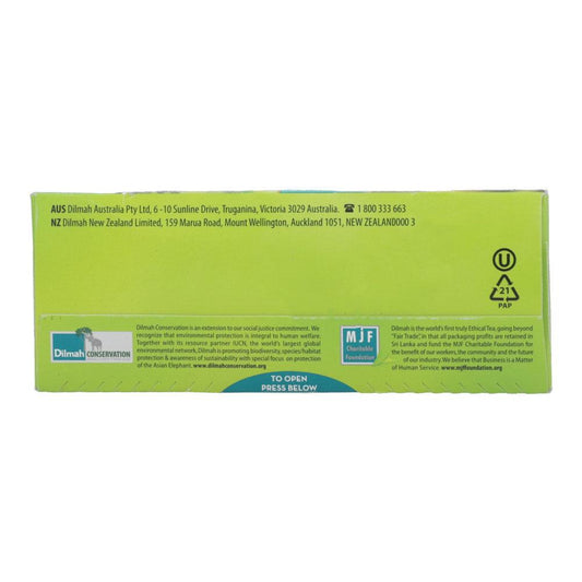 DILMAH PURE CEYLON NATURAL GREEN TEA BAG 20S 40GM