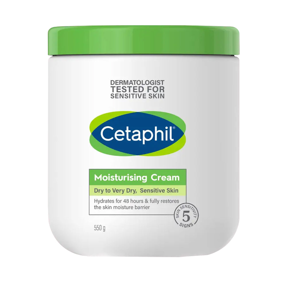 CETAPHIL MOISTURISING CREAM SENSITIVE SKIN 550G