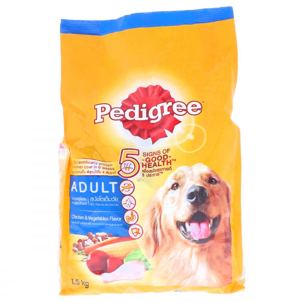 PEDIGREE DOG FOOD ADULT CHICKEN AND VEGETABLE 1.5 KG