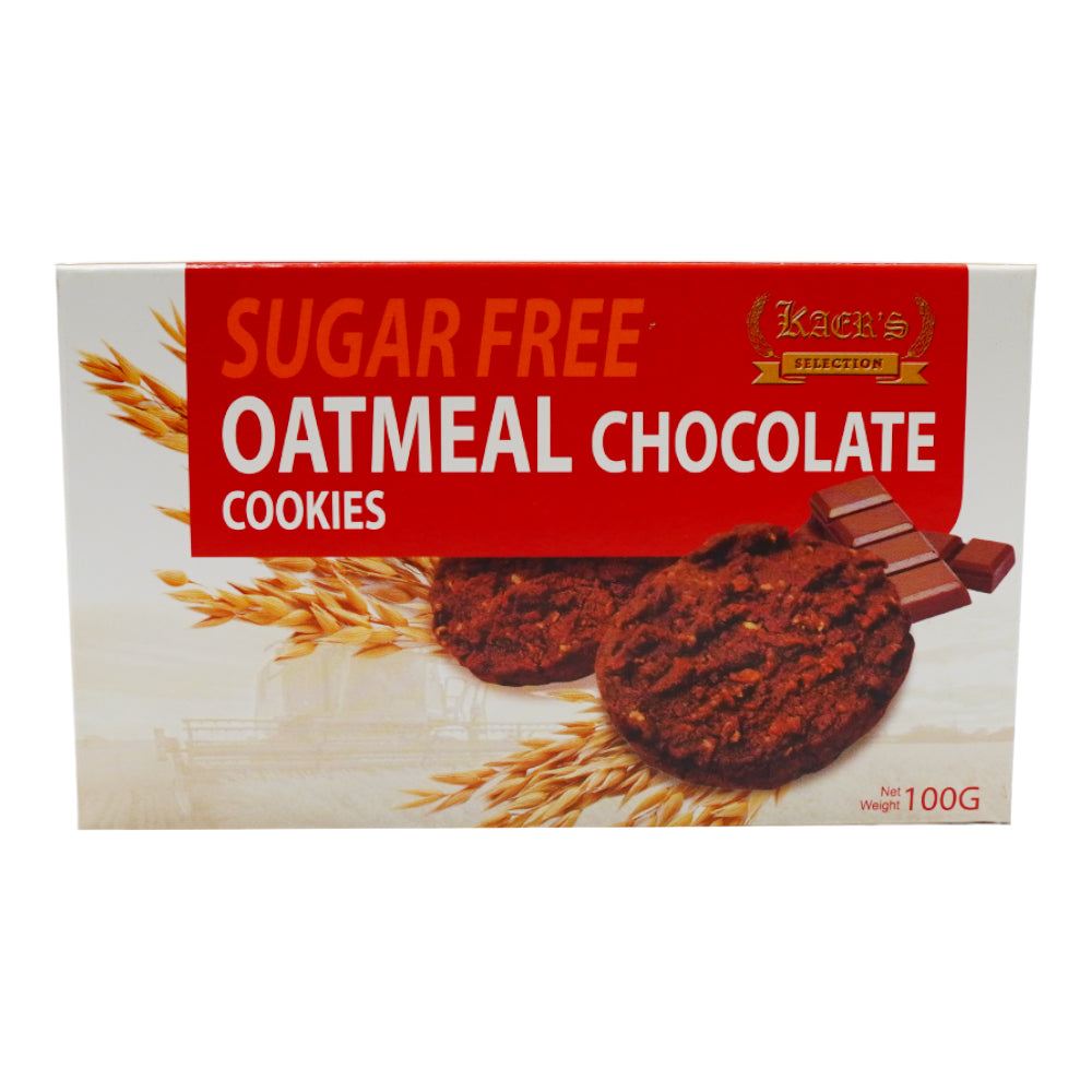 KAERS SELECTION COOKIES OATMEAL CHOCOLATE SUGAR FREE 100 GM