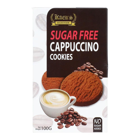 KAERS SELECTION COOKIES CAPPUCCINO SUGAR FREE 100 GM