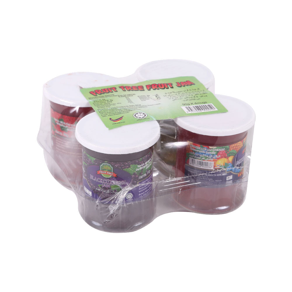 FRUIT TREE JAM FRUIT 4X90 GM