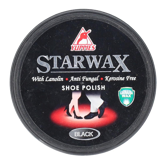 YUPPIES SHOE POLISH STARWAX BLACK 48 ML