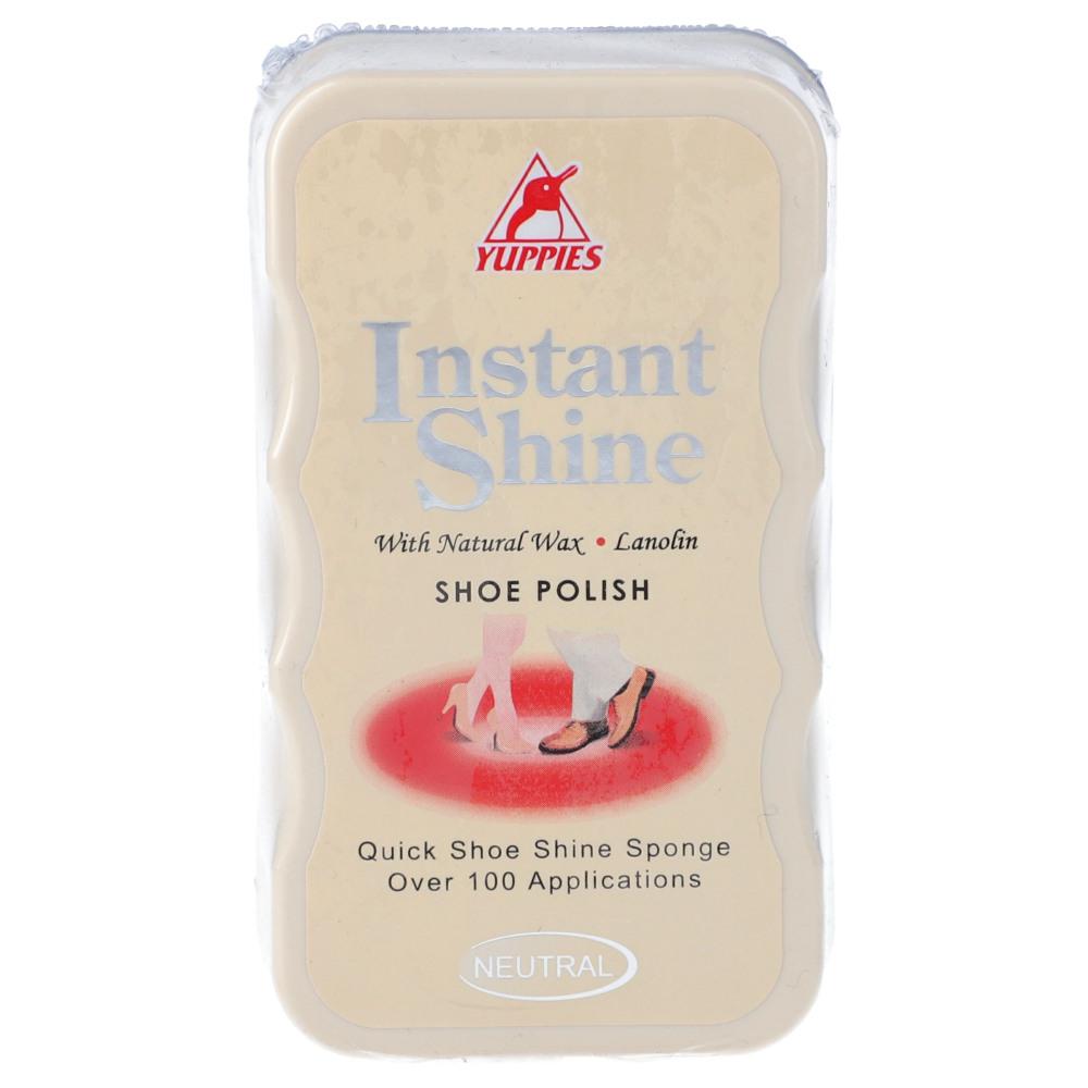 YUPPIES INSTANT SHOE SHINE SPONGE POLISH NEUTRAL