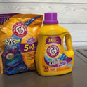 ARM & HAMMER Plus OxiClean with Odor Blasters 5-in-1 Fresh Burst Laundry Detergent Power Paks, 42 Count Bag