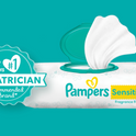 Pampers Sensitive Baby Wipes 8X Flip-Top Packs 672 Wipes