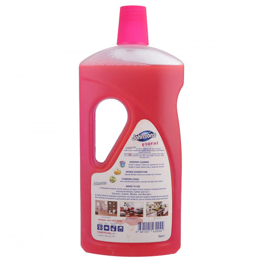 JOHNSONS ALL SURFACE CLEANER DISINFECTANT FLORAL 1 LTR