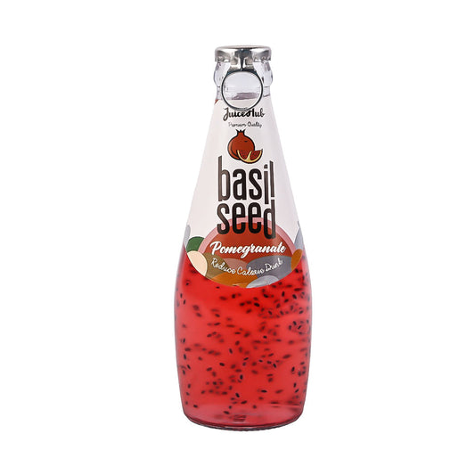 JUICEHUB BASIL SEED DRINK POMEGRANATE 290ML