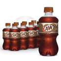 A&W Caffeine-Free, Low Sodium Root Beer Soda Pop, 12 Fl Oz, 8 Pack Bottles