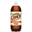 A&W Zero Sugar Root Beer Soda, 2 L bottle