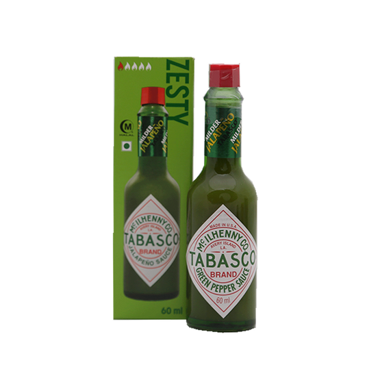 TABASCO JALAPENO SAUCE MILD GREEN PEPPER 60 ML