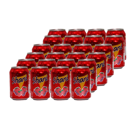 SHANI SOFT DRINK FRUIT TIN 300 ML- CARTON