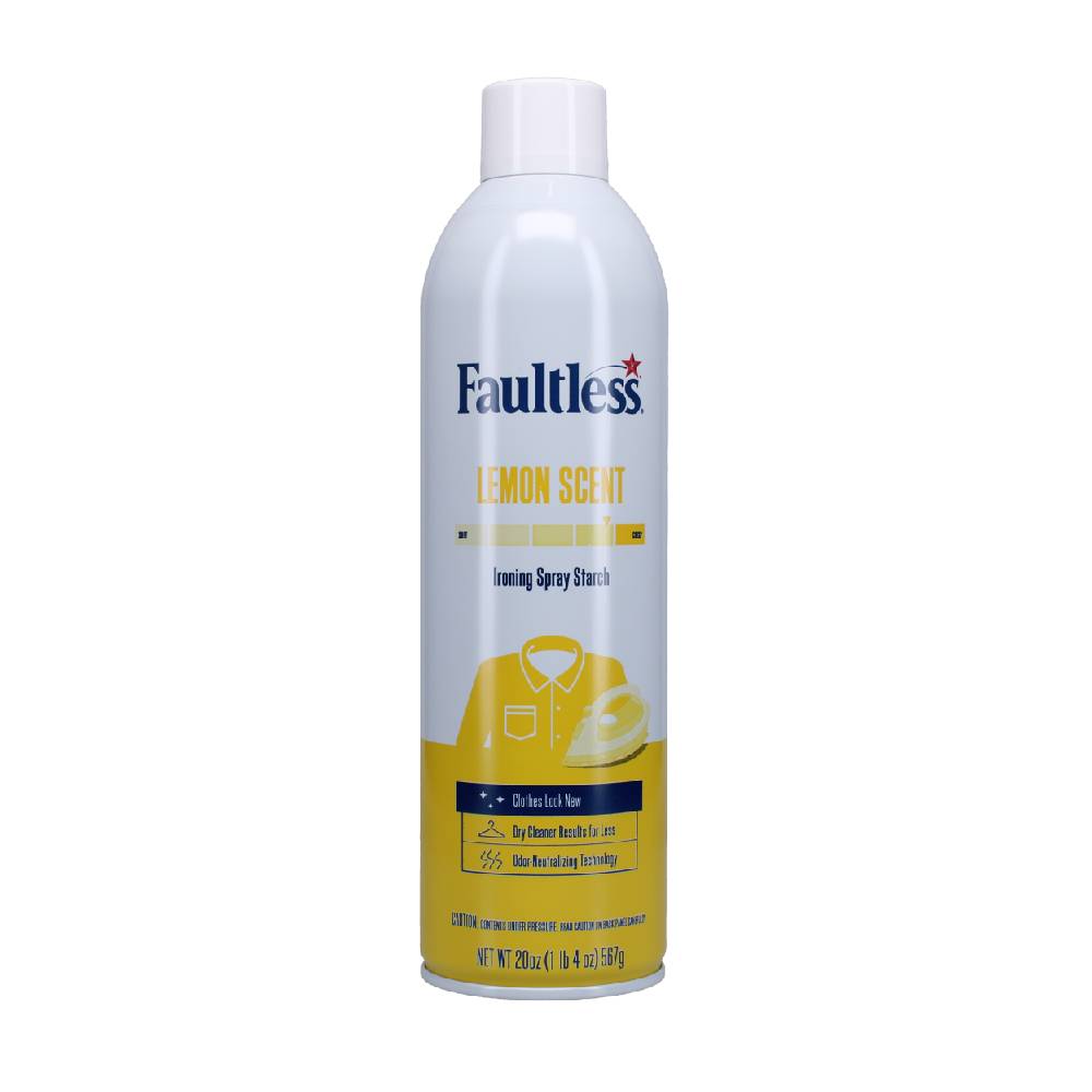 FAULTLESS STARCH SPRAY HEAVY HOLD FINISH LEMON 567 GM