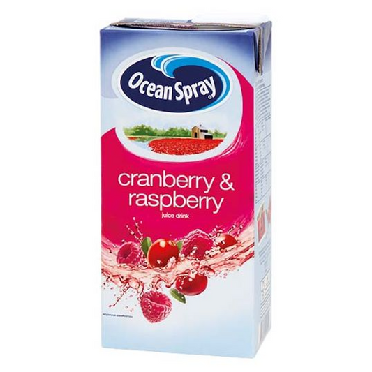 OCEAN SPRAY JUICE CRANBERRY RASBERRY 1 LTR