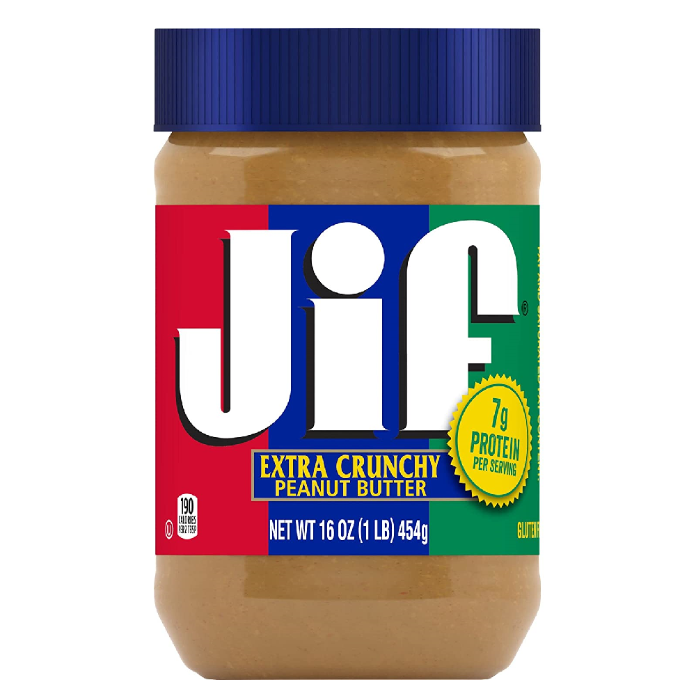 JIF SPREAD PEANUT BUTTER EXTRA CRUNCH 454 GM