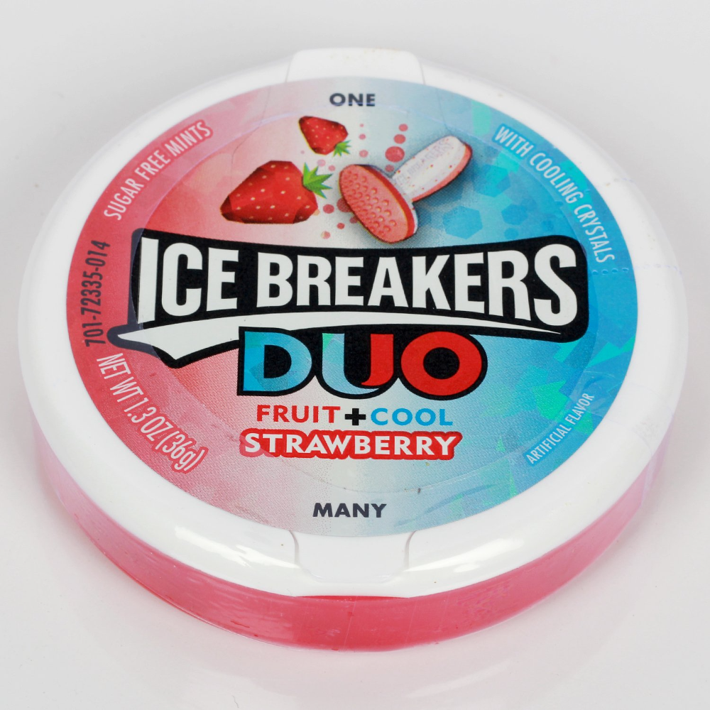 ICE BREAKERS SOURS DUO STRAWBERRY 36 GM