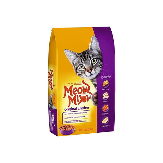 MEOW MIX CAT FOOD ORIGINAL CHOICE 2.86 KG