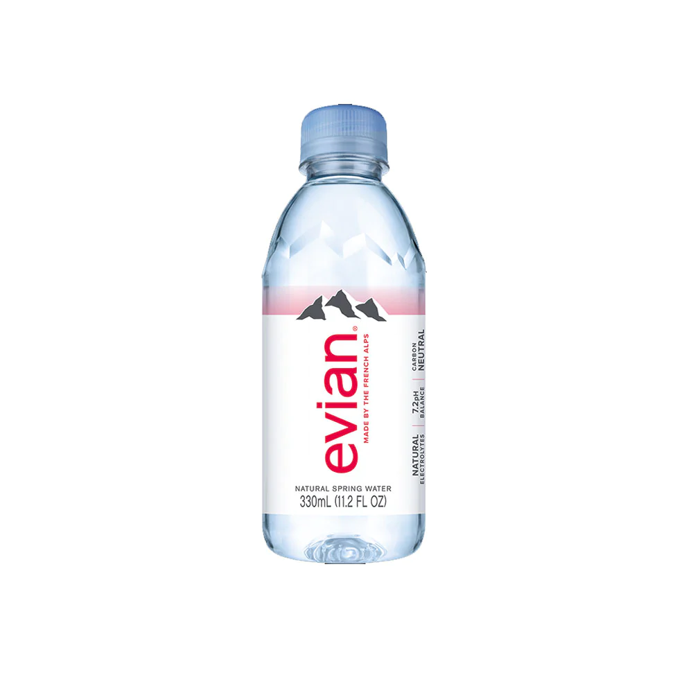 EVIAN MINERAL WATER NATURAL 330 ML