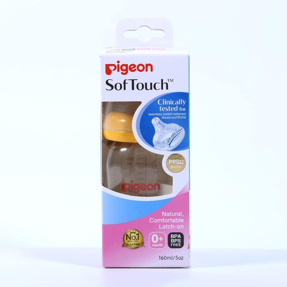 PIGEON FEEDING PERISTALTIC + NURSING BOTTLE 0M+ 160 ML