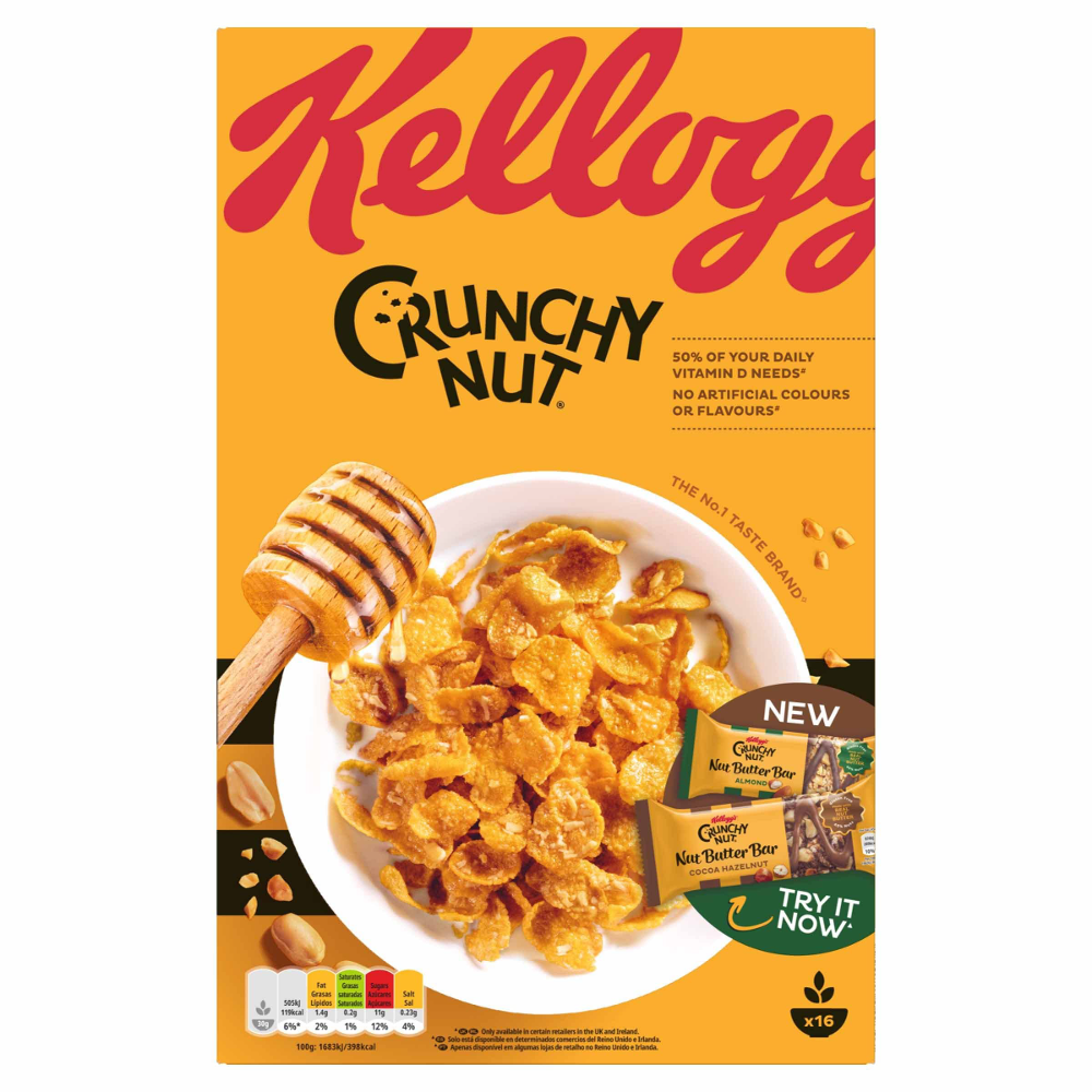 KELLOGGS CEREAL CRUNCHY NUT 500 GM