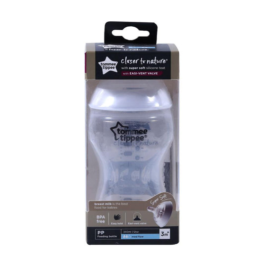 TOMMEE TIPPEE FEEDING BOTTLE 3M+ 422130/38 340 ML