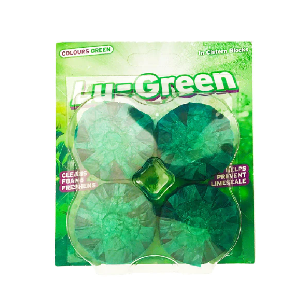 LU GREEN TOILET FRESHNER 4 X 50G M