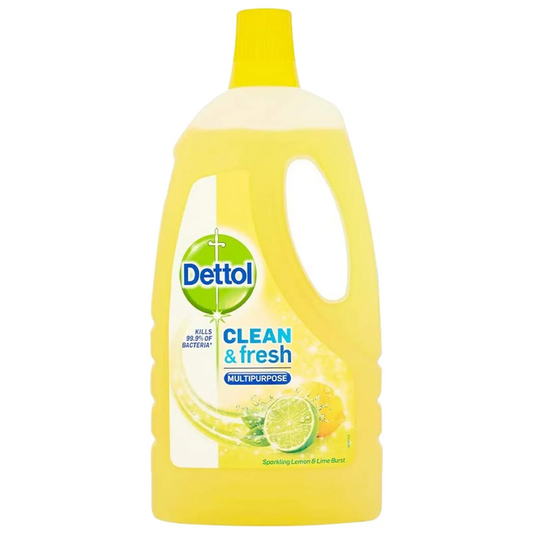 DETTOL CLEANER FRESH SPARKLING LEMON LIME BURST 1 LTR