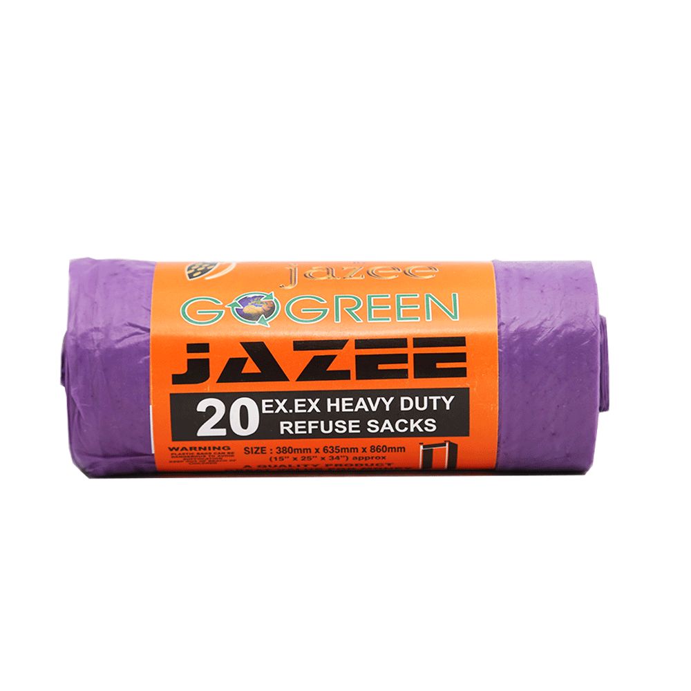 JAZEE SACKS 20 EXTRA HEAVY DUTY 20 PACK