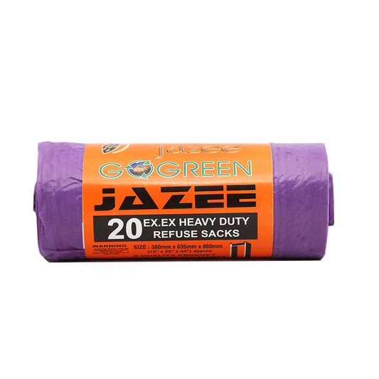 JAZEE SACKS 20 EXTRA HEAVY DUTY 20 PACK