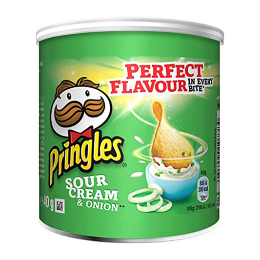 PRINGLES CRISP SOUR CREAM ONION BURSTING FLAVOUR 40 GM