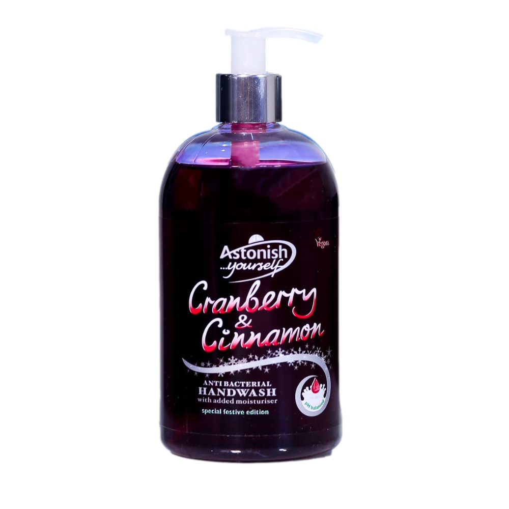 ASTONISH HAND WASH CRANBERRY AND CINNAMON 500 ML