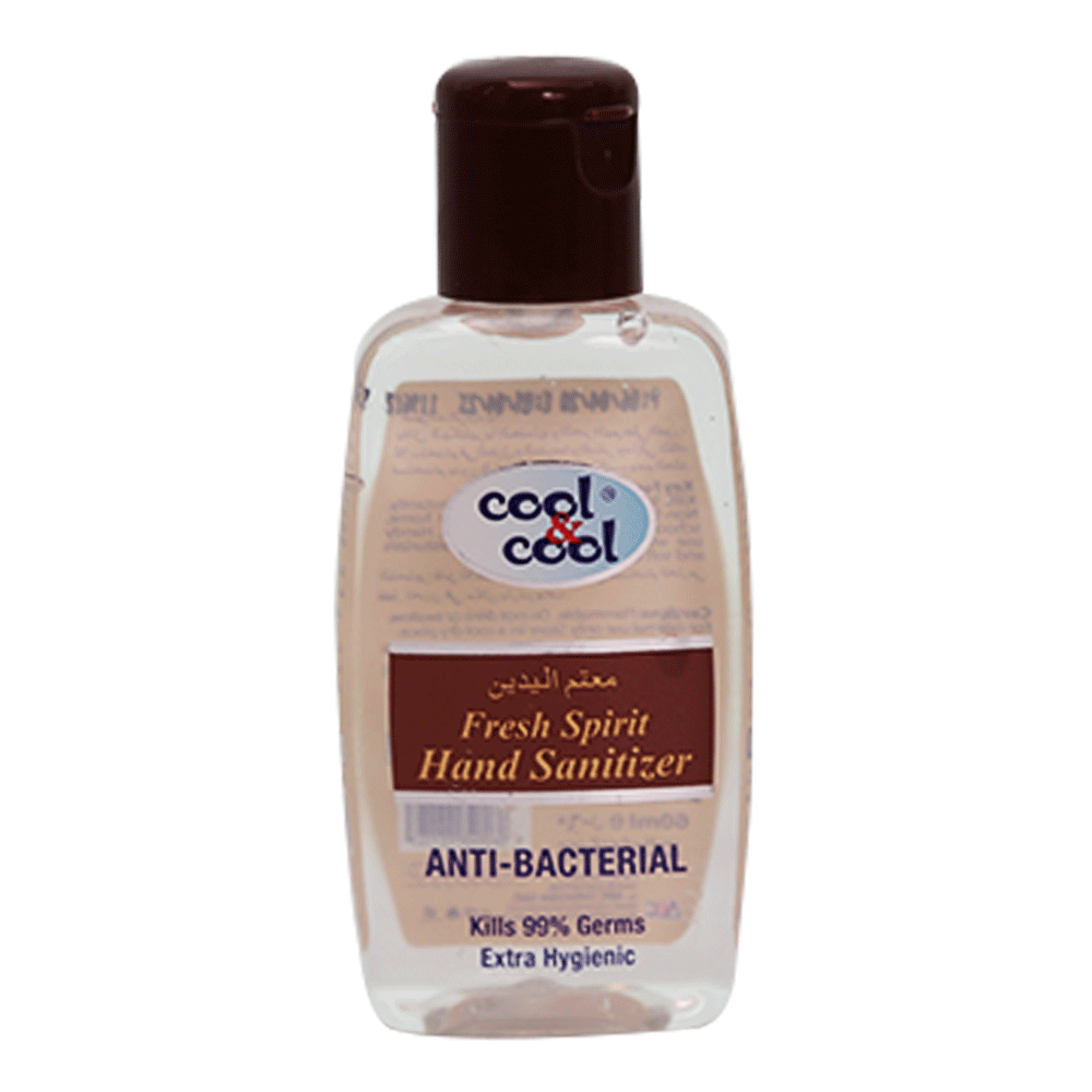 COOL AND COOL HAND SANITIZER FRESH SPIRIT 60 ML