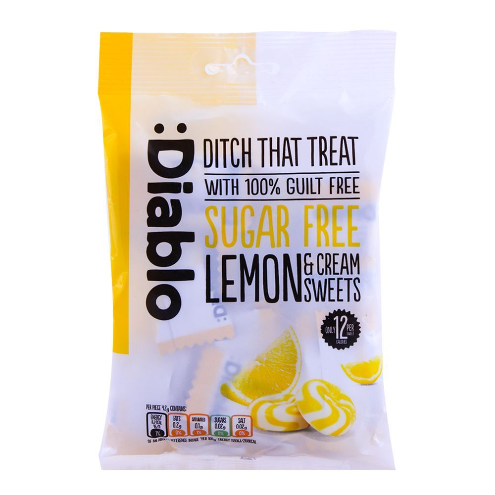 DIABLO CANDY LEMON SUGAR FREE 75 GM BASIC