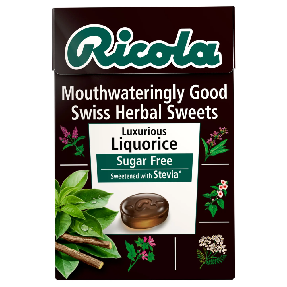 RICOLA CANDY LUXURIOUS LIQUORICE 45 GM